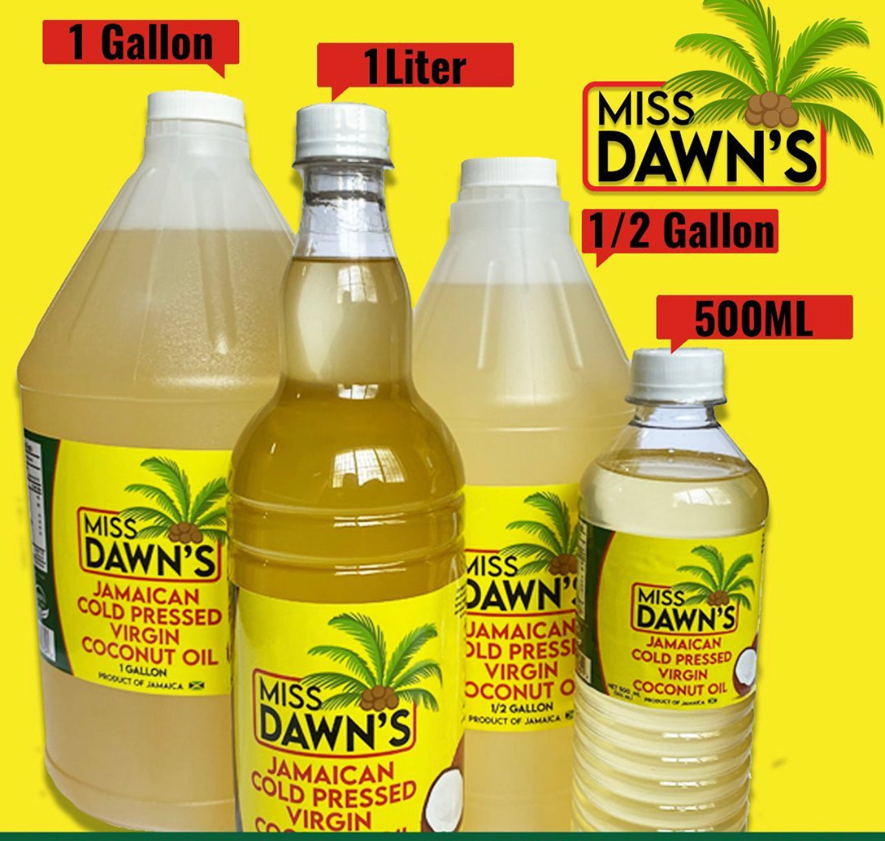 Miss Dawn’s Coconut oil  1liter - shop rocket