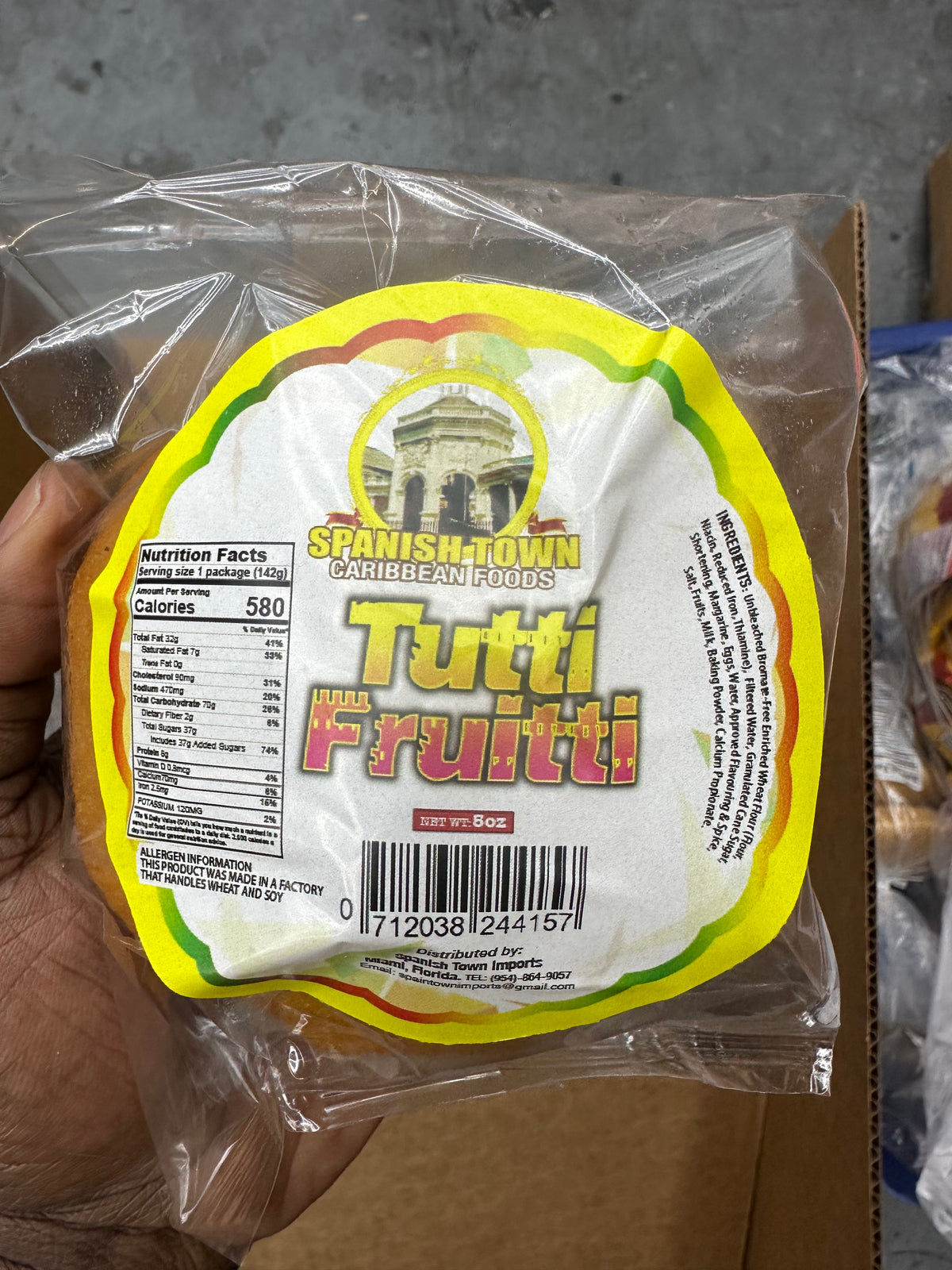 Tutti Fruitti cake