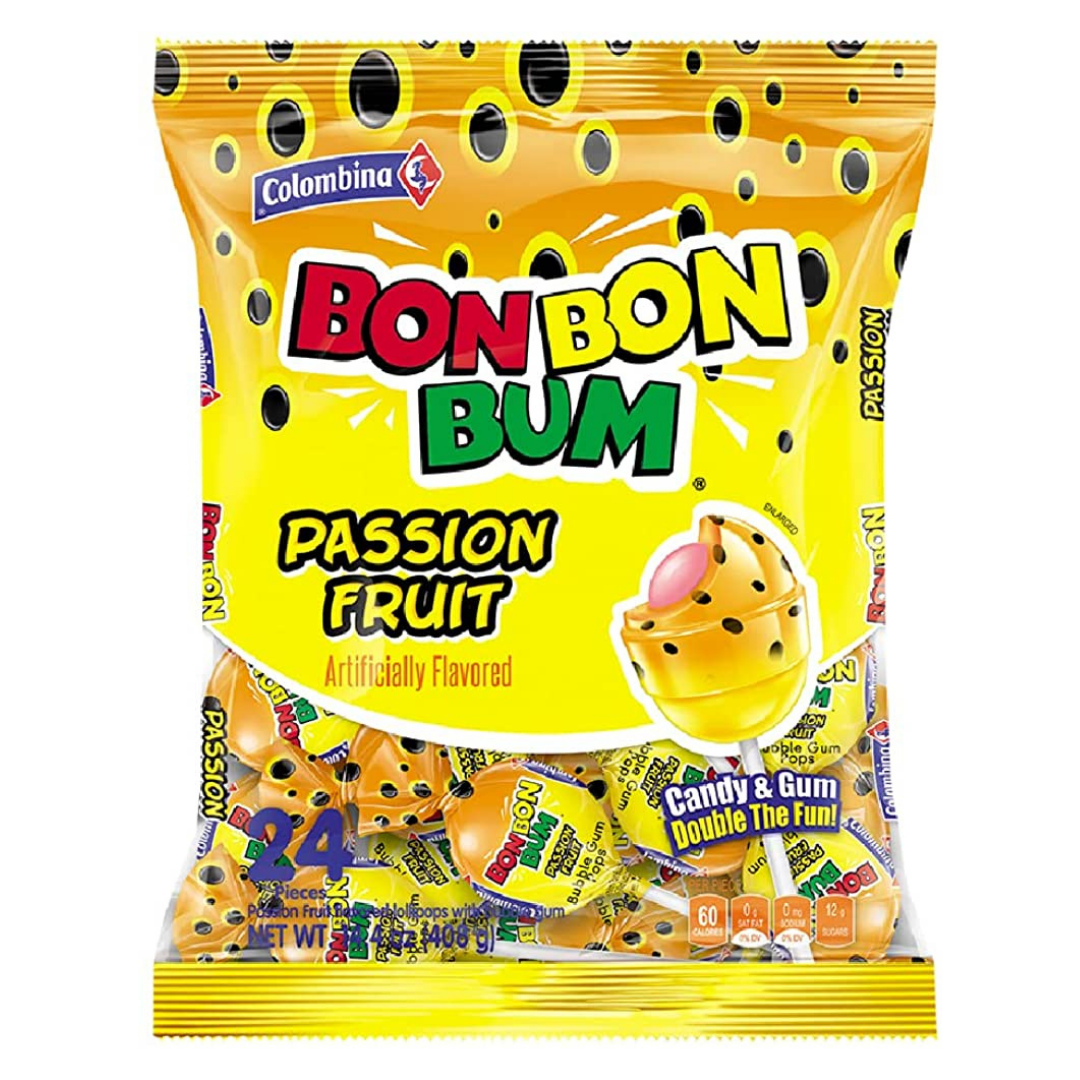 Bon Bon Bum Passion Fruit Lollipops
