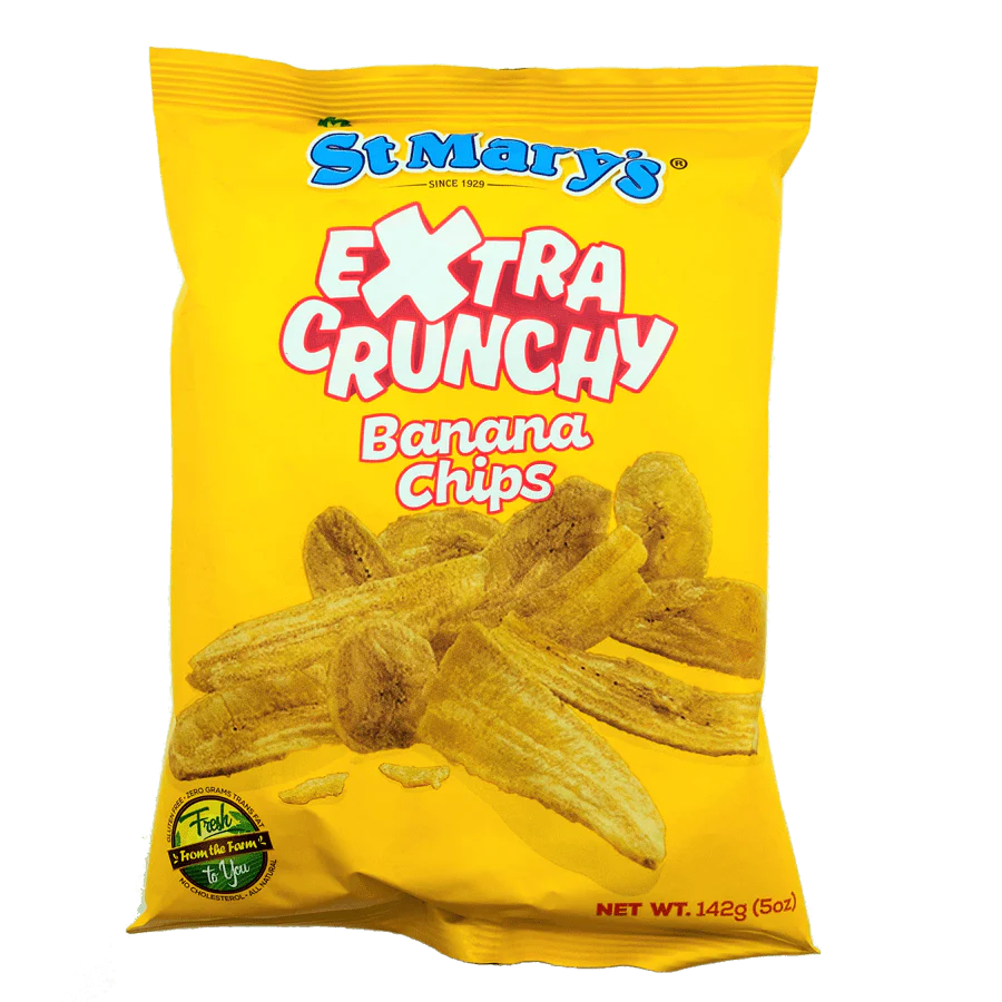 St. Mary's Banana Chips - Extra Crunchy